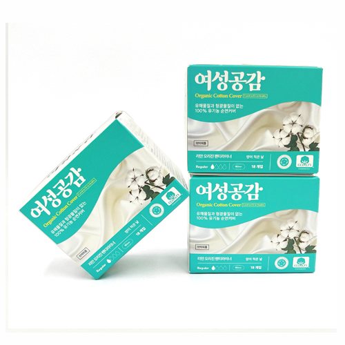 여성공감 100% 유기농 순면커버 팬티라이너 6박스(108개)